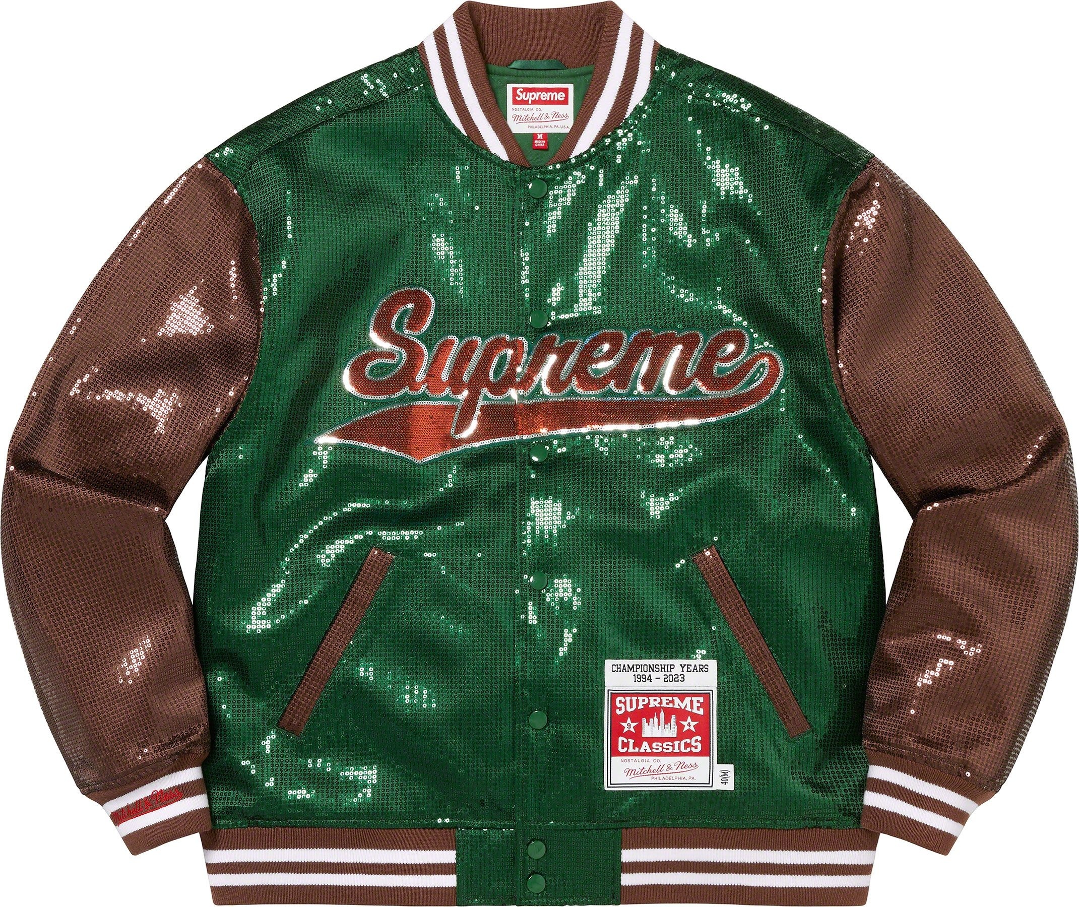 Supreme®/Mitchell & Ness® Sequin Varsity Jacket view 27